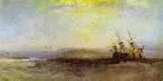 J.M.W. Turner A Ship Aground. China oil painting reproduction